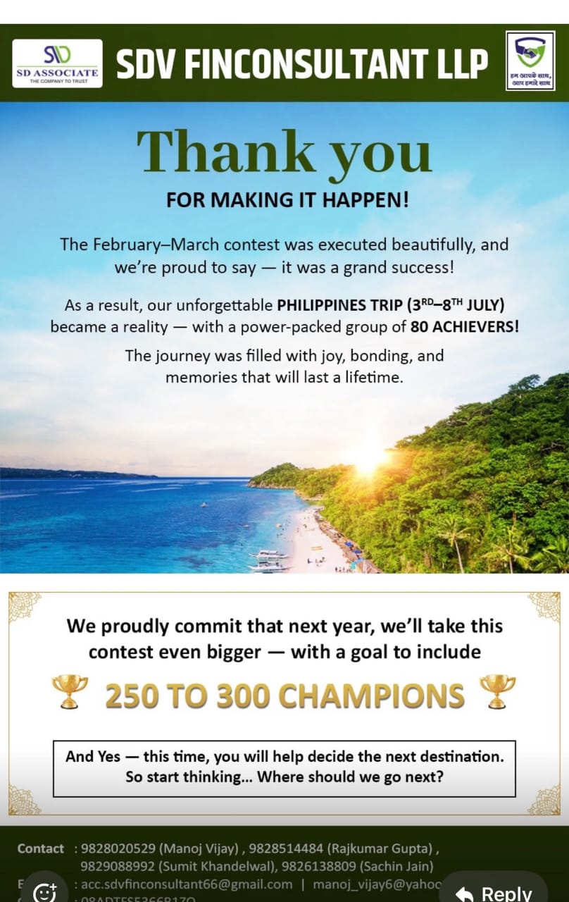 SDV Finconsultant Philippines Trip 